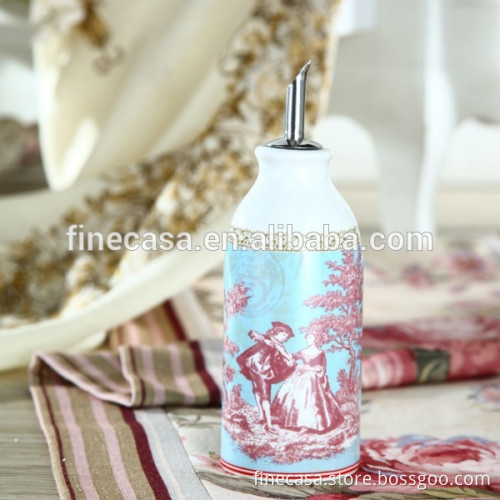Elegant Fine New Bone China Oil and Vinegar set